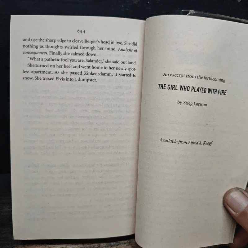 The Girl With The Dragon Tattoo - Stieg Larsson รูปที่ 8