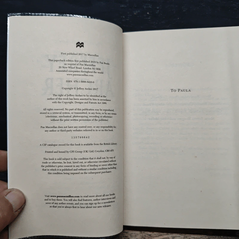 Tell Tale - Jeffrey Archer รูปที่ 6