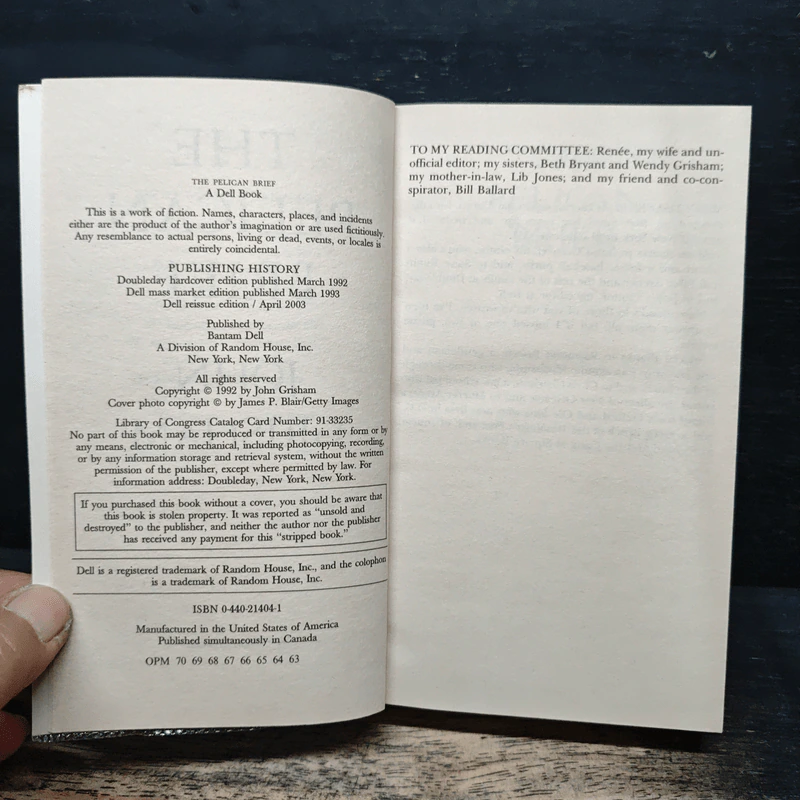 The Pelican Brief - John Grisham รูปที่ 6