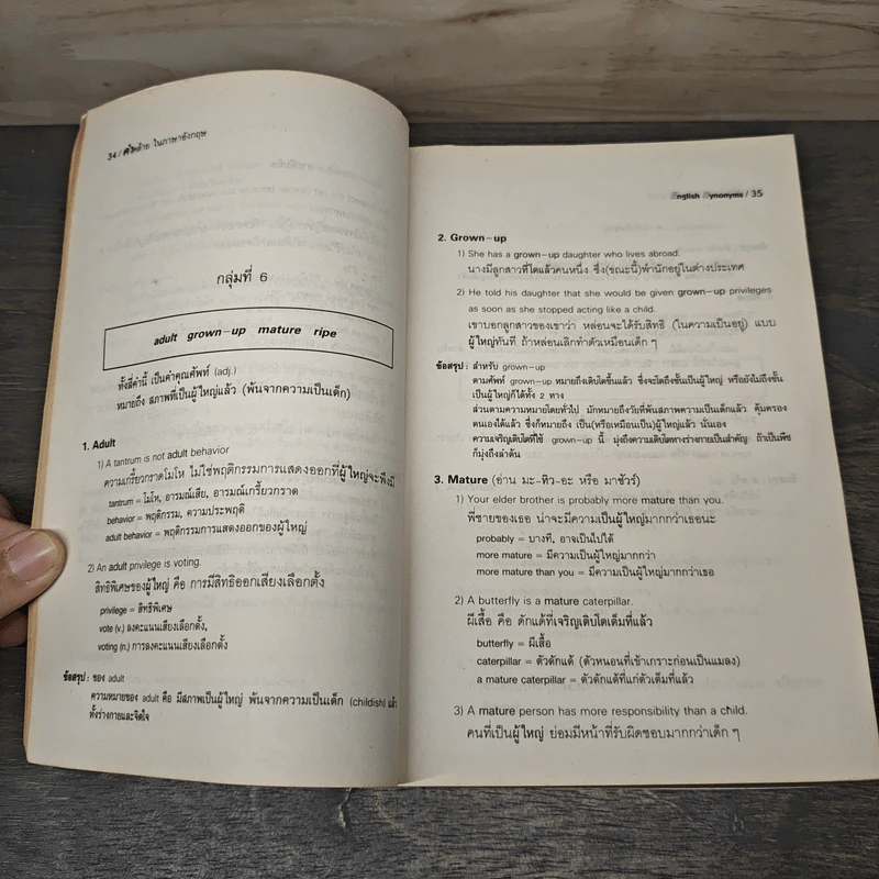 English Synonyms คำคล้าย ในภาษาอังกฤษพร้อมตัวอย่างและคำอธิบาย รูปที่ 8