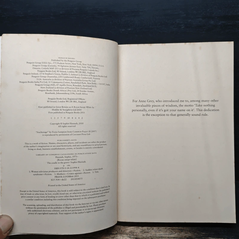 The Cradle in the Grave - Sophie Hannah รูปที่ 6