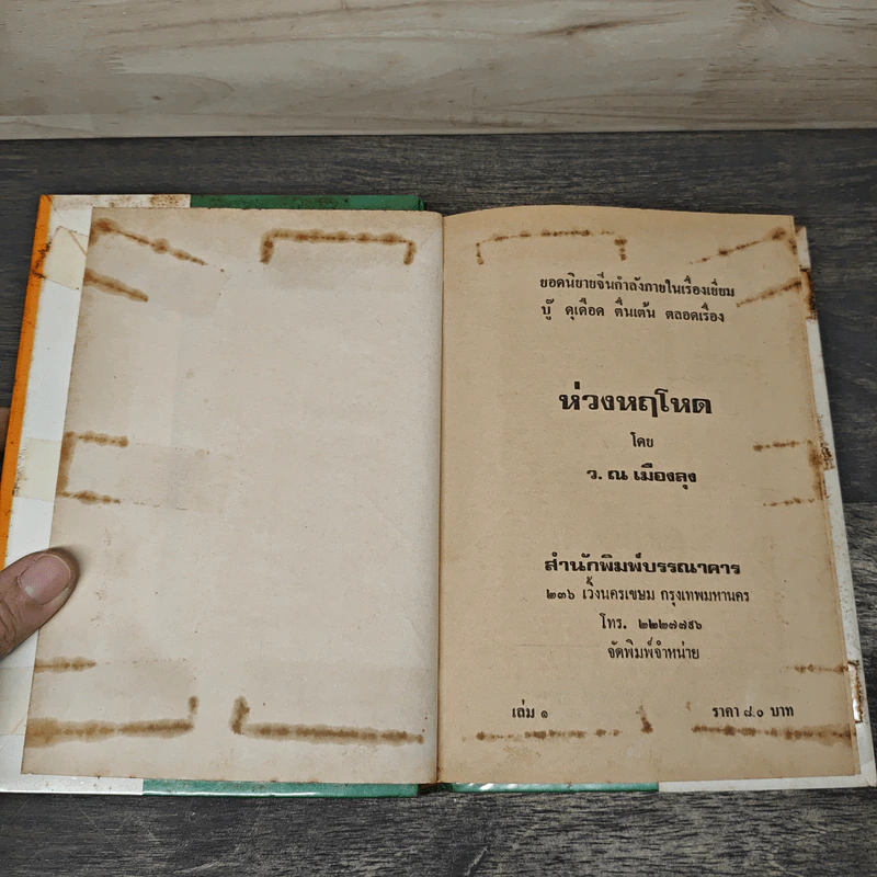 ห่วงหฤโหด 2 เล่มจบ - ว.ณ เมืองลุง รูปที่ 6
