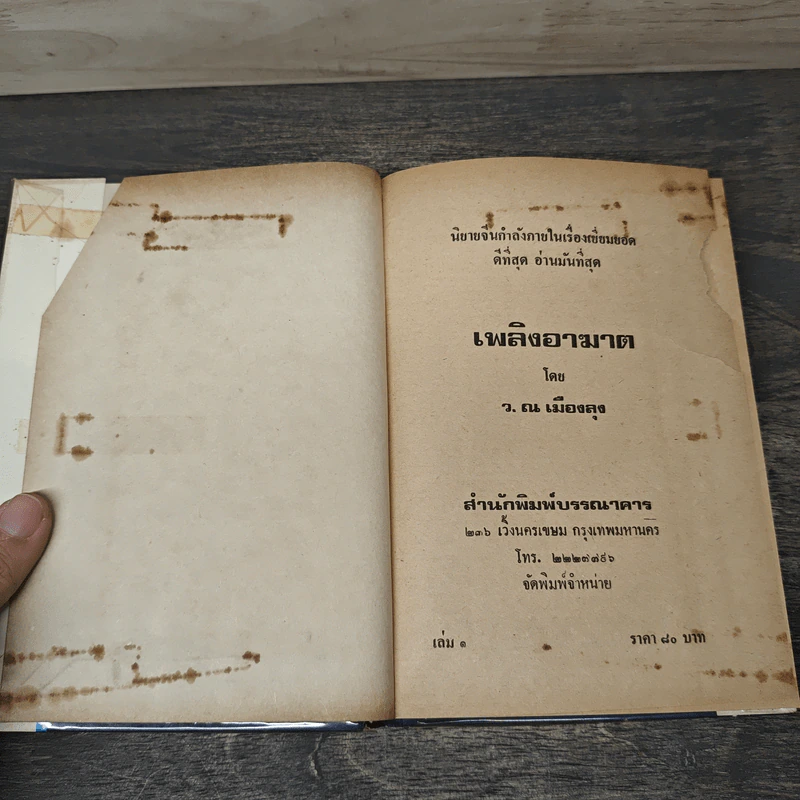 เพลิงอาฆาต 3 เล่มจบ - ว. ณ เมืองลุง รูปที่ 6