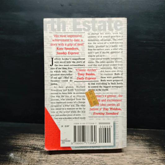 The Fourth Estate - Jeffrey Archer รูปที่ 2