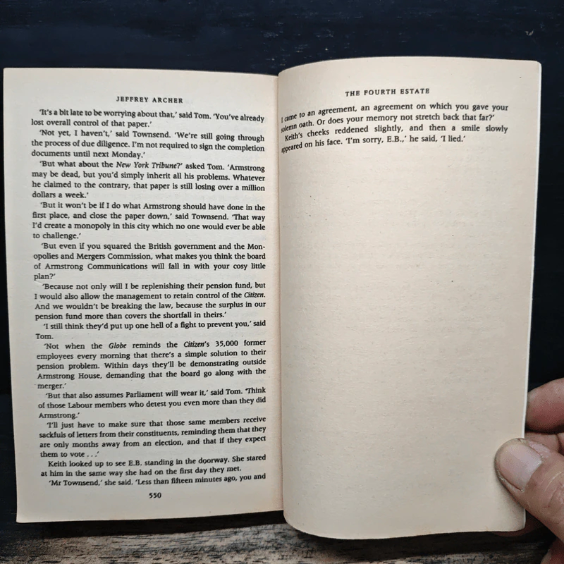 The Fourth Estate - Jeffrey Archer รูปที่ 7