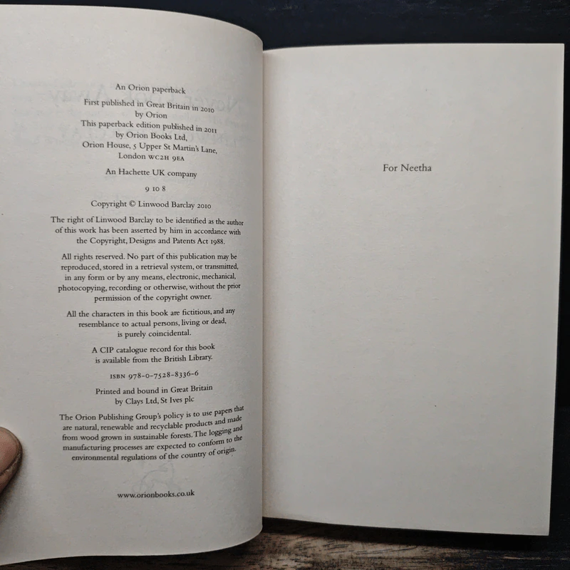 Never Look Away - Linwood Barclay รูปที่ 6