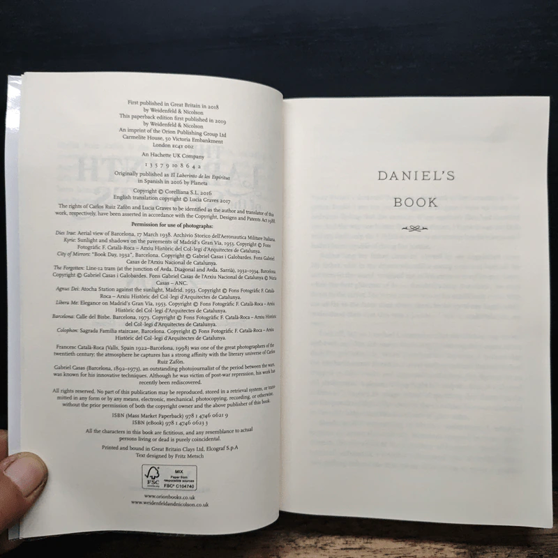 The Labyrinth of the Spirits - Carlos Ruiz Zafón รูปที่ 6