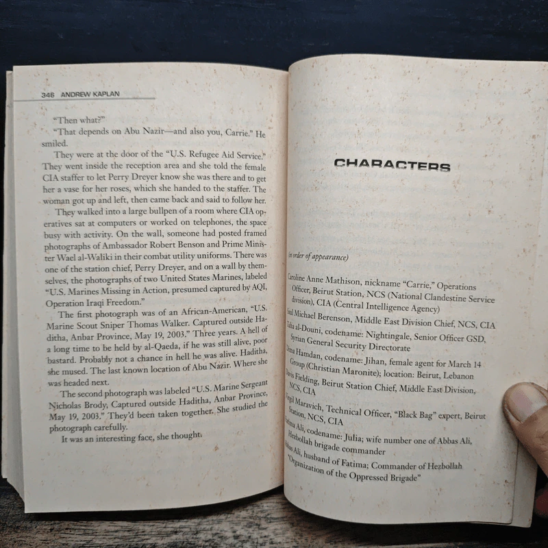 Homeland: Carrie's Run - Andrew Kaplan รูปที่ 8
