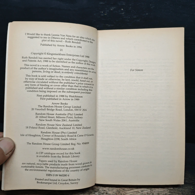 The Veiled One - Ruth Rendell รูปที่ 6