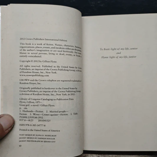GONE GIRL - Gillian Flynn รูปที่ 6