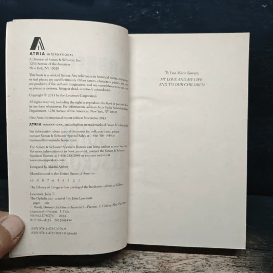 The Ophelia Cut - John Lescroart รูปที่ 6