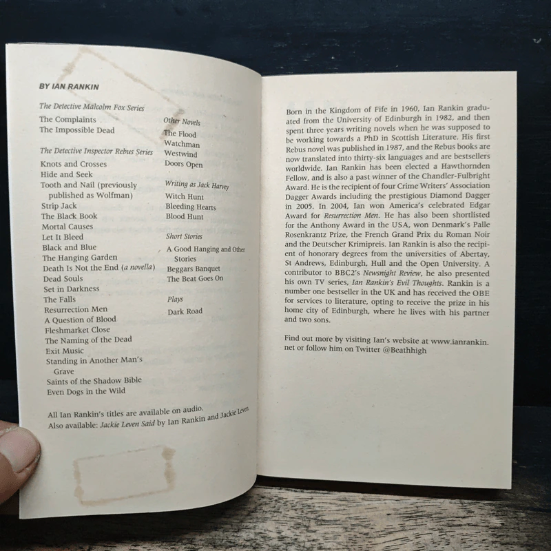 Rather Be the Devil - Ian Rankin รูปที่ 6
