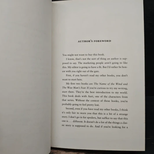 The Slow Regard of Silent Things - Patrick Rothfuss รูปที่ 7