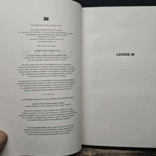 Locked In - Kerry Wilkinson รูปที่ 6