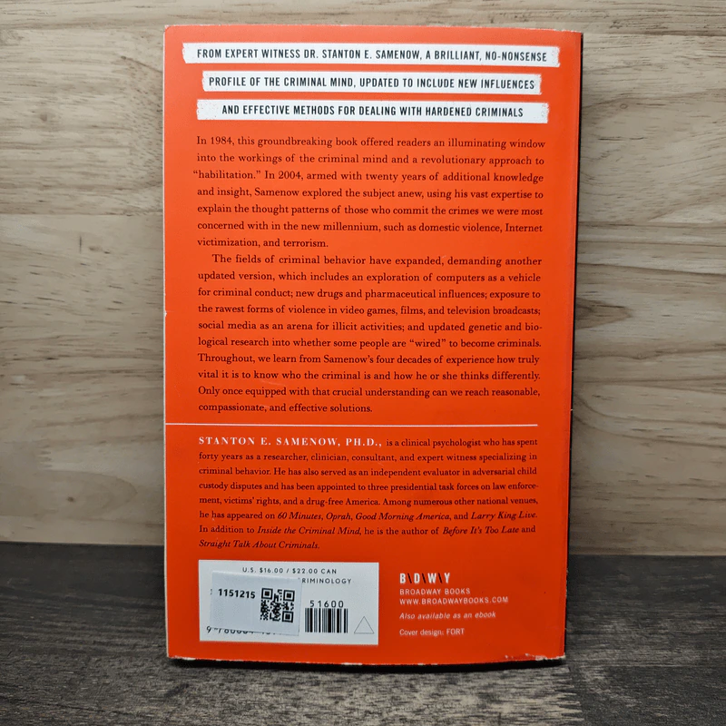Inside the Criminal Mind - Stanton E. Samenow, Ph.D. รูปที่ 5