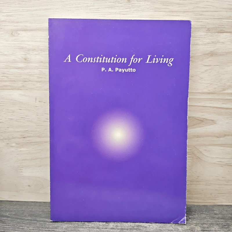A Constitution for Living - P. A. Payutto รูปที่ 1