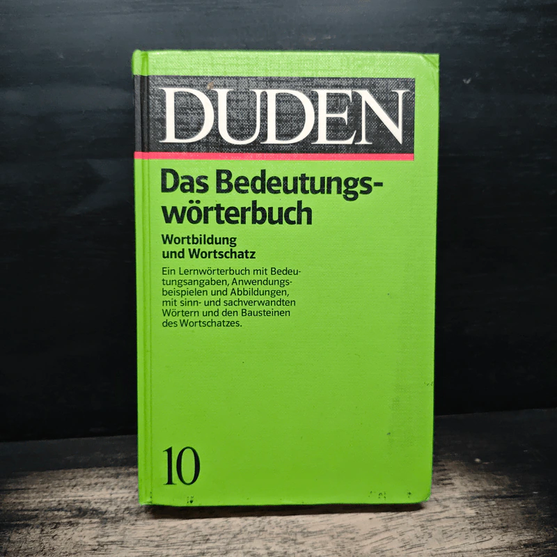 Duden 10 : Das Bedeutungswörterbuch รูปที่ 1