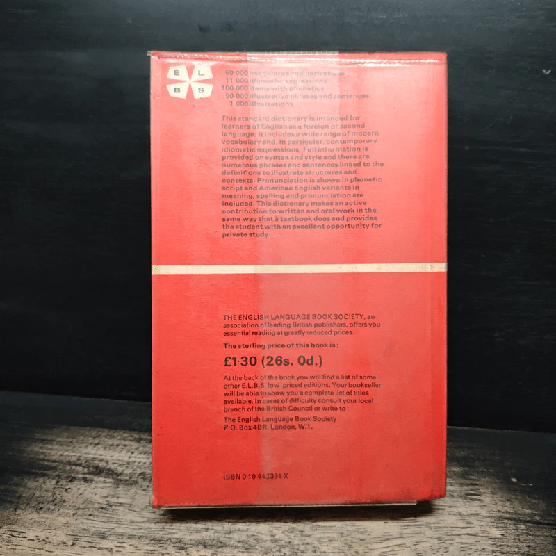 Oxford Advanced Learner's Dictionary of Current English - A.S.Hornby รูปที่ 2