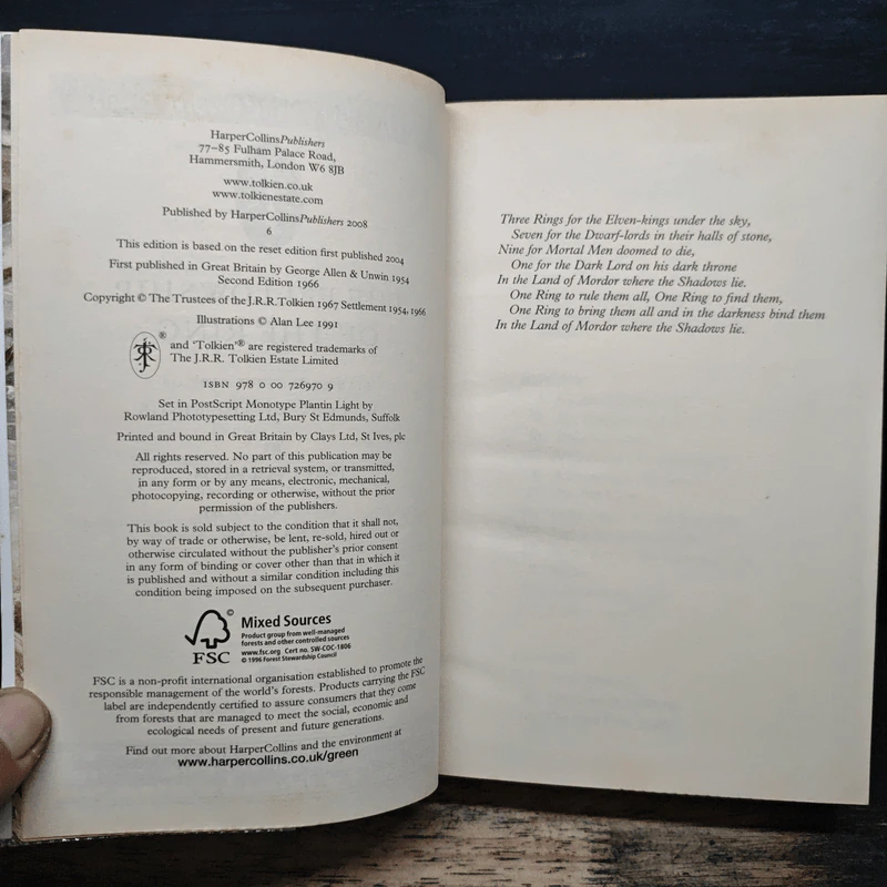 The Fellowship of the Ring - J.R.R. Tolkien รูปที่ 7