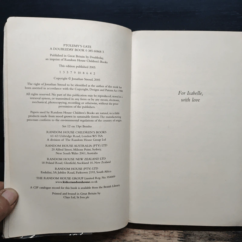 Ptolemy's Gate - Jonathan Stroud รูปที่ 6