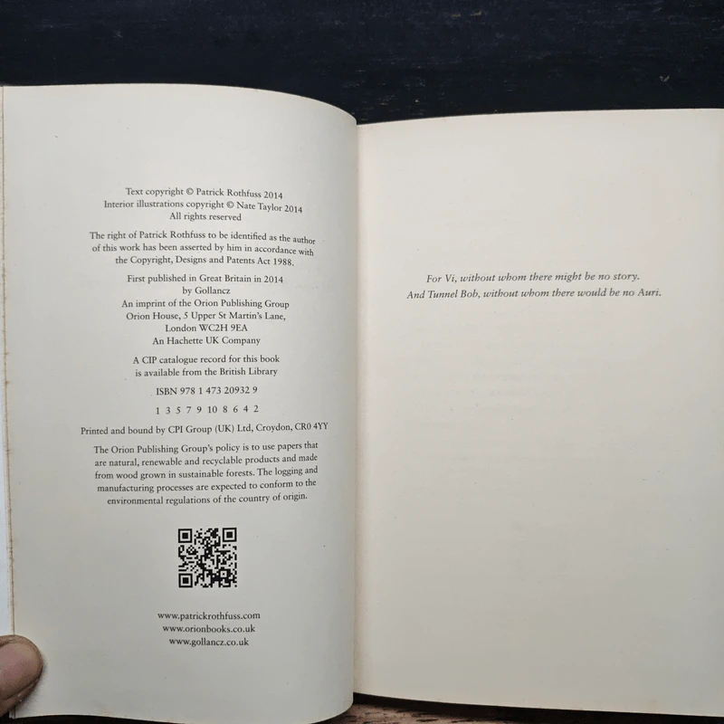The Slow Regard of Silent Things - Patrick Rothfuss รูปที่ 6
