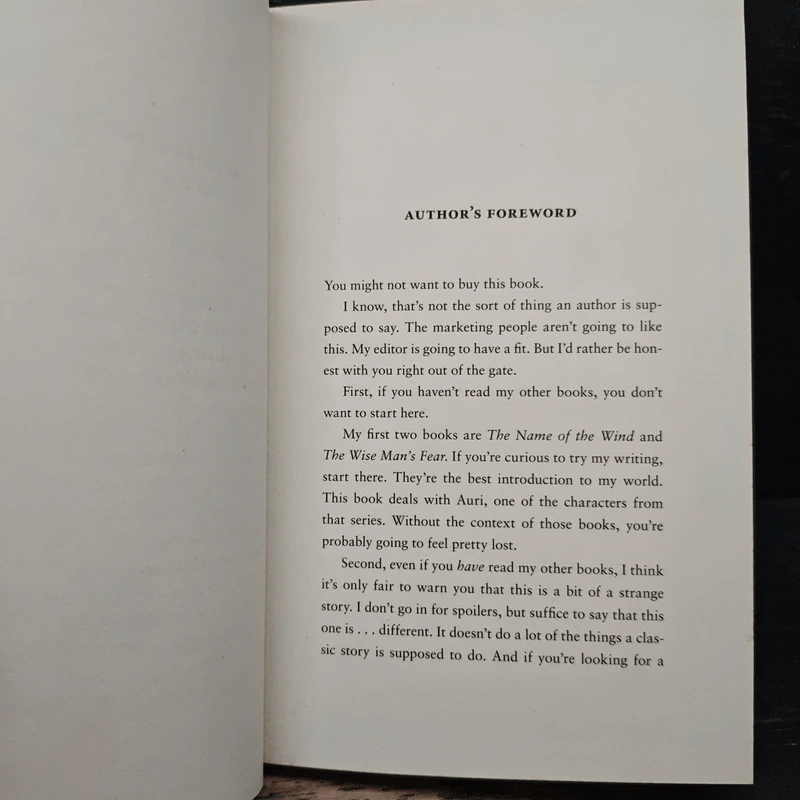 The Slow Regard of Silent Things - Patrick Rothfuss รูปที่ 7