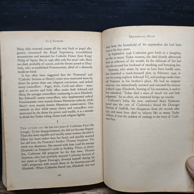 Lamentation - C.J.Sansom รูปที่ 8