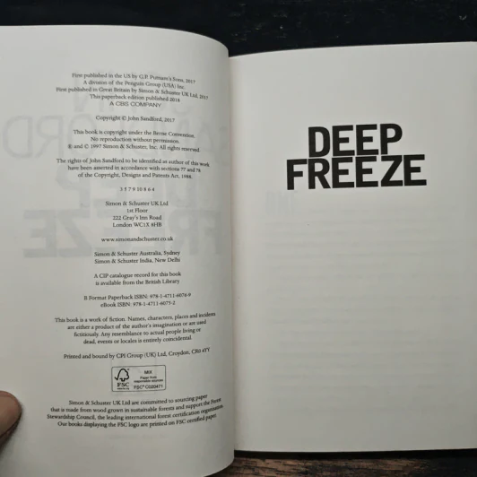 Deep Freeze - John Sandford รูปที่ 6