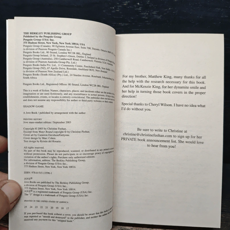 Shadow Game - Christine Feehan รูปที่ 6