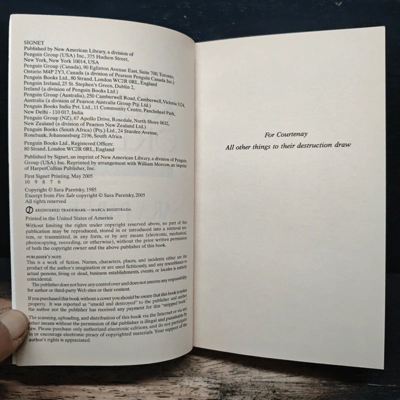 Killing Orders - Sara Paretsky รูปที่ 6