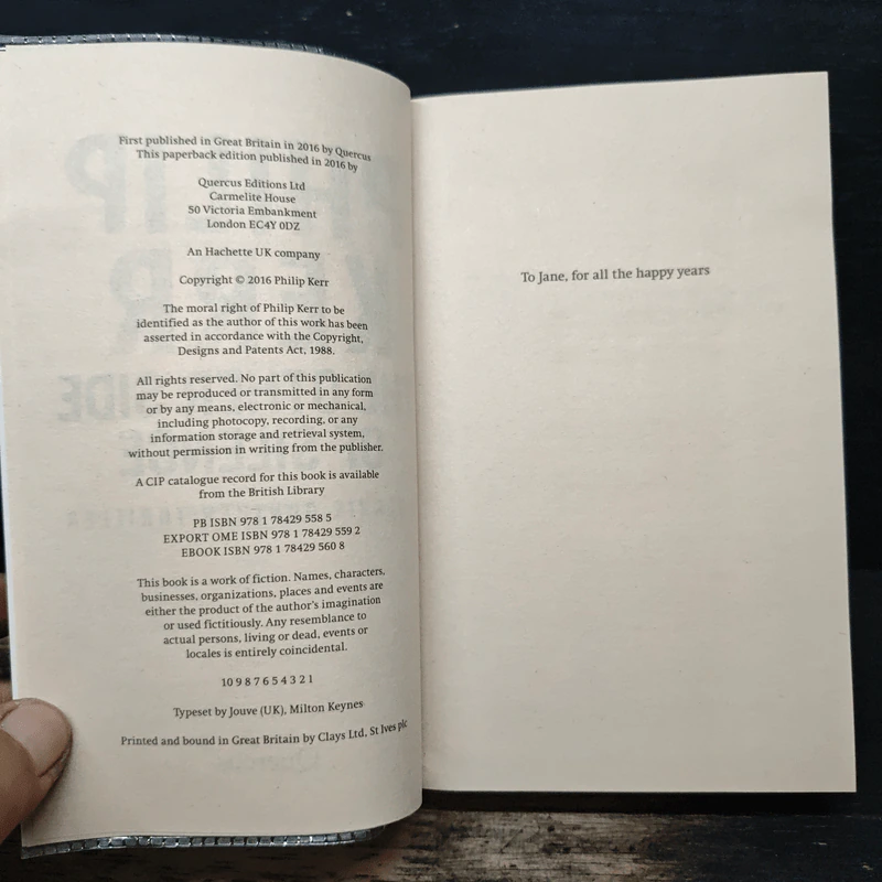 The Other Side of Silence - Philip Kerr รูปที่ 6