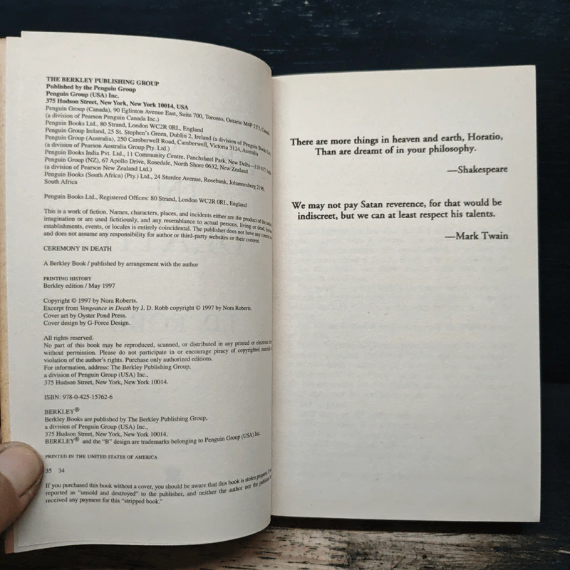 Ceremony in Death - Nora Roberts รูปที่ 6