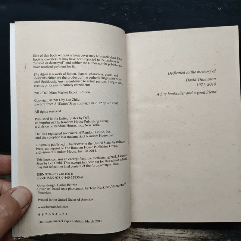 The Affair - Lee Child รูปที่ 6