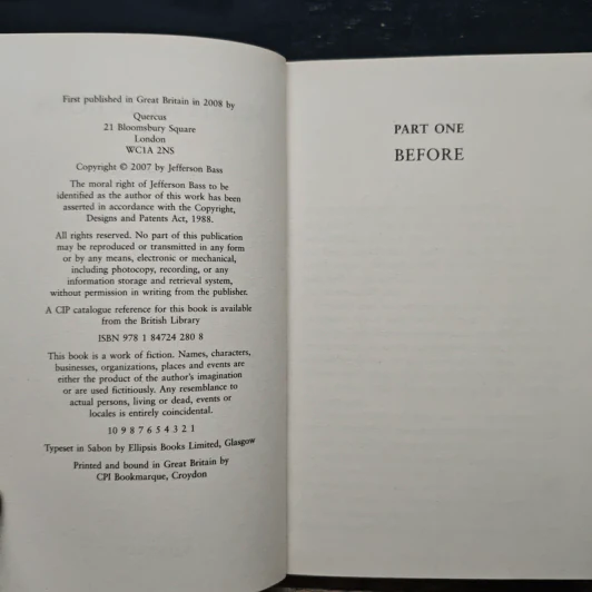 Flesh and Bone - Jefferson Bass รูปที่ 6