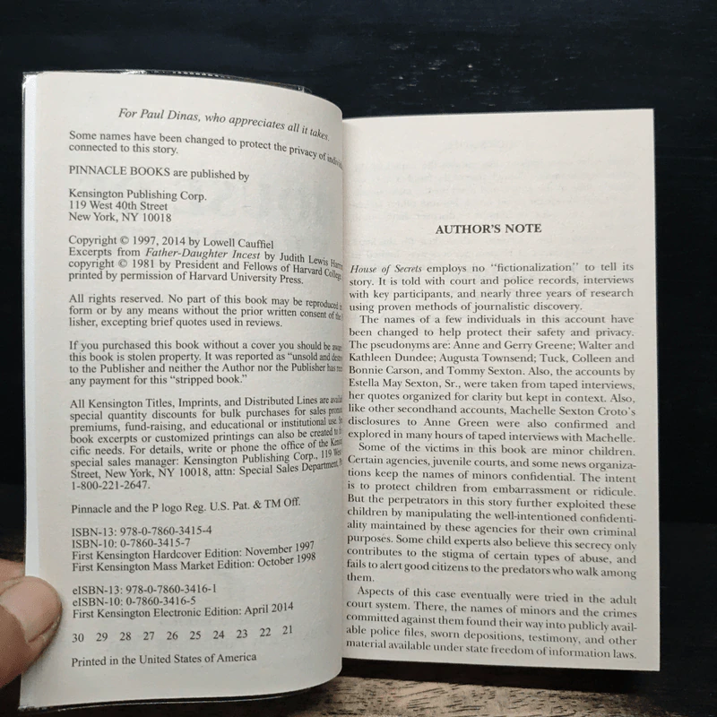 House of Secrets - Lowell Cauffiel รูปที่ 6