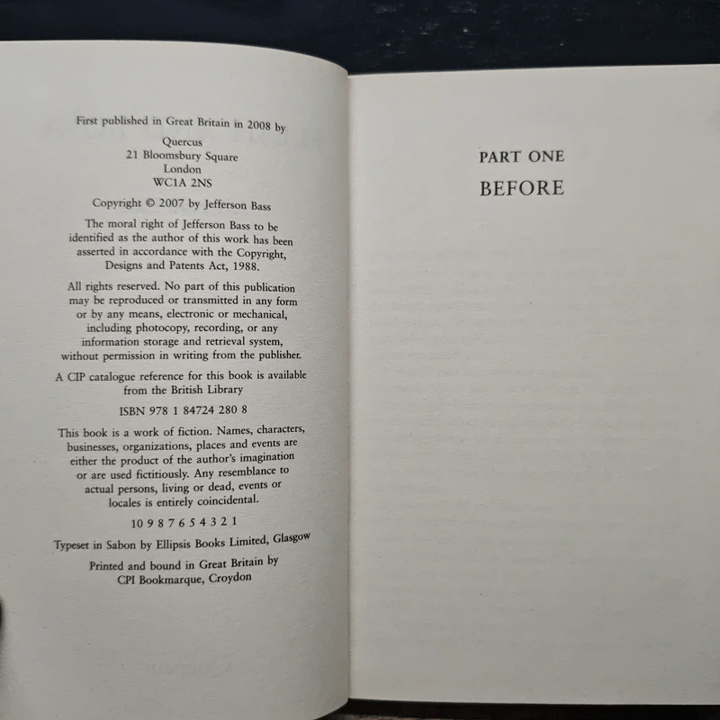 Flesh and Bone - Jefferson Bass รูปที่ 6
