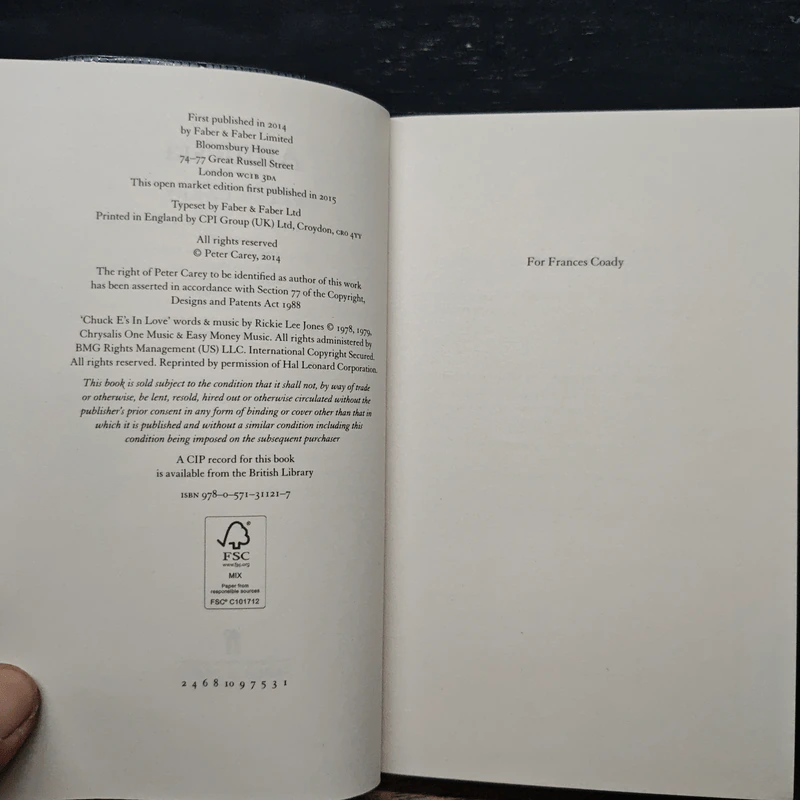 Amnesia - Peter Carey รูปที่ 6