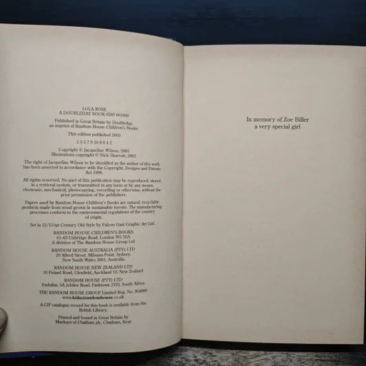 Lola Rose - Jacqueline Wilson รูปที่ 6