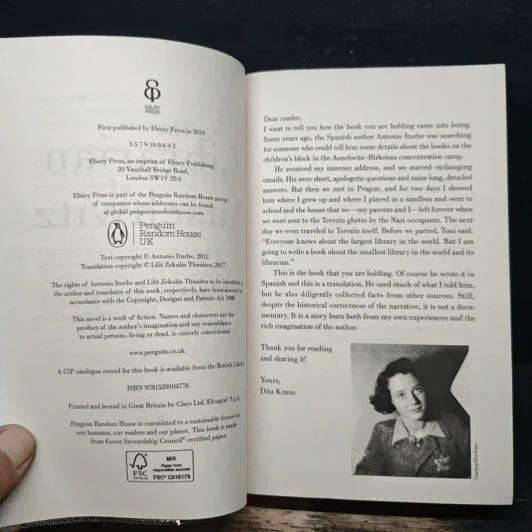 The Librarian of Auschwitz - Antonio Iturbe รูปที่ 6