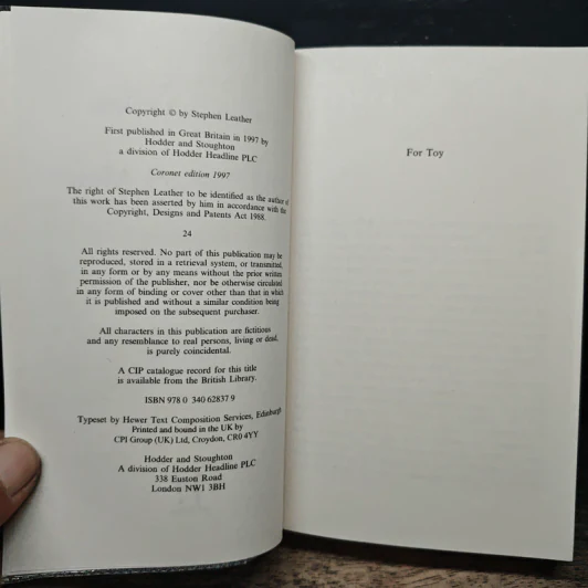 The Solitary Man - Stephen Leather รูปที่ 6