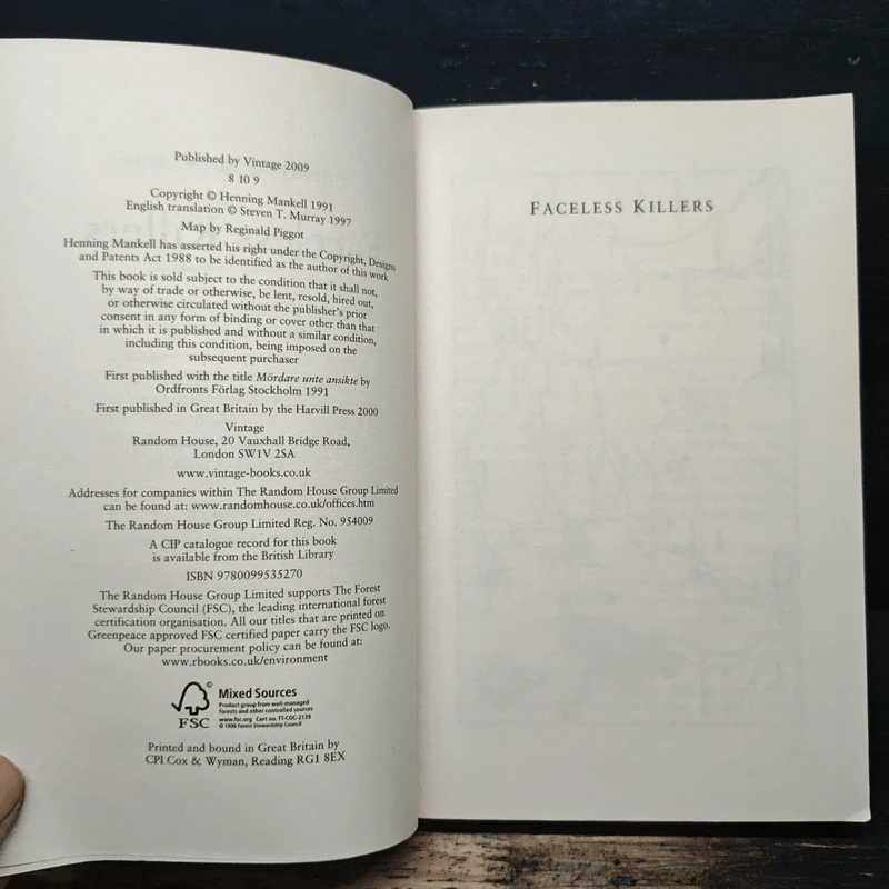 Faceless Killers - Henning Mankell รูปที่ 6