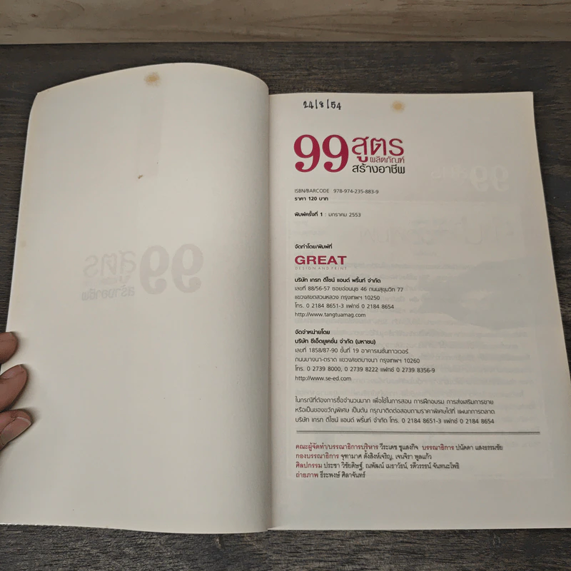 99 สูตรผลิตภัณฑ์สร้างอาชีพ รูปที่ 6