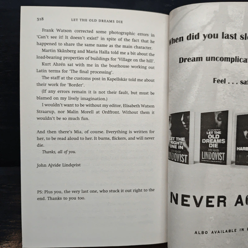 Let the Old Dreams Die - John Ajvide Lindqvist รูปที่ 8