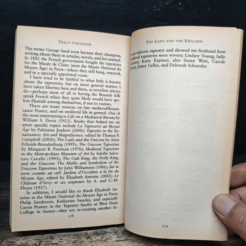 The Lady and the Unicorn - Tracy Chevalier รูปที่ 8