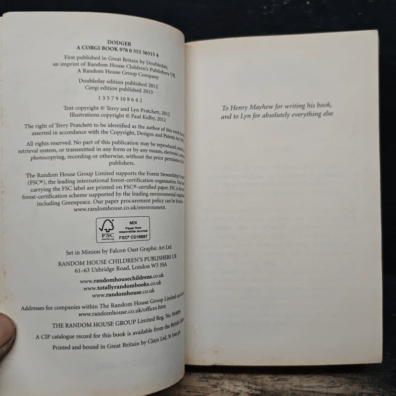 Dodger - Terry Pratchett รูปที่ 6