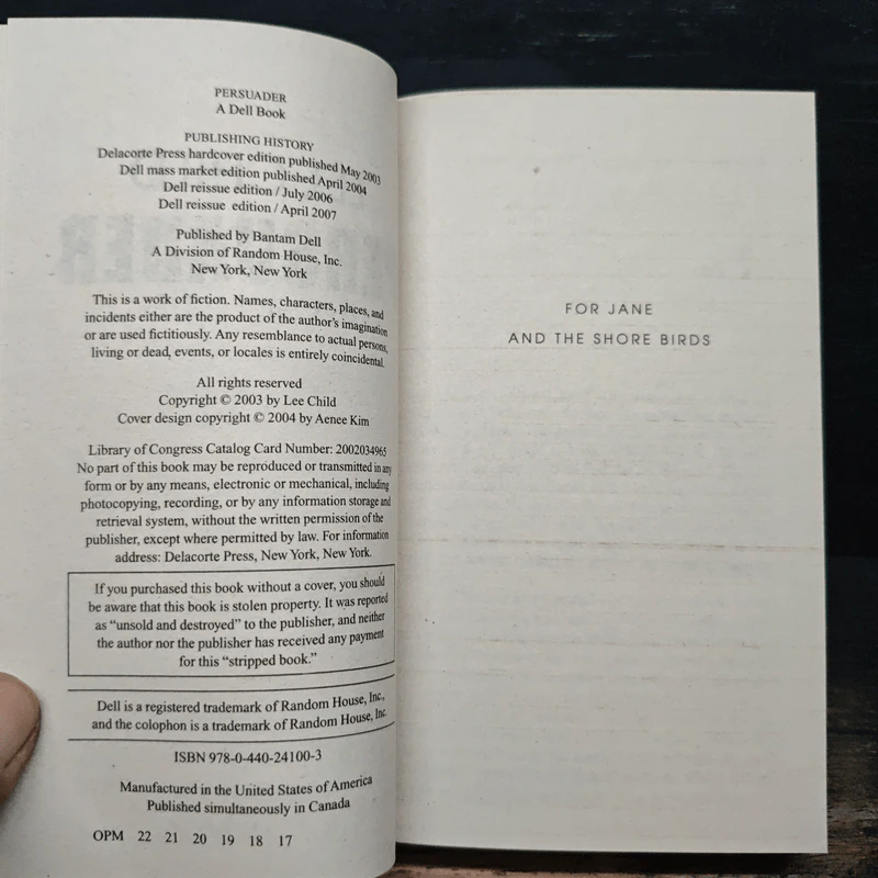 Persuader - Lee Child รูปที่ 6