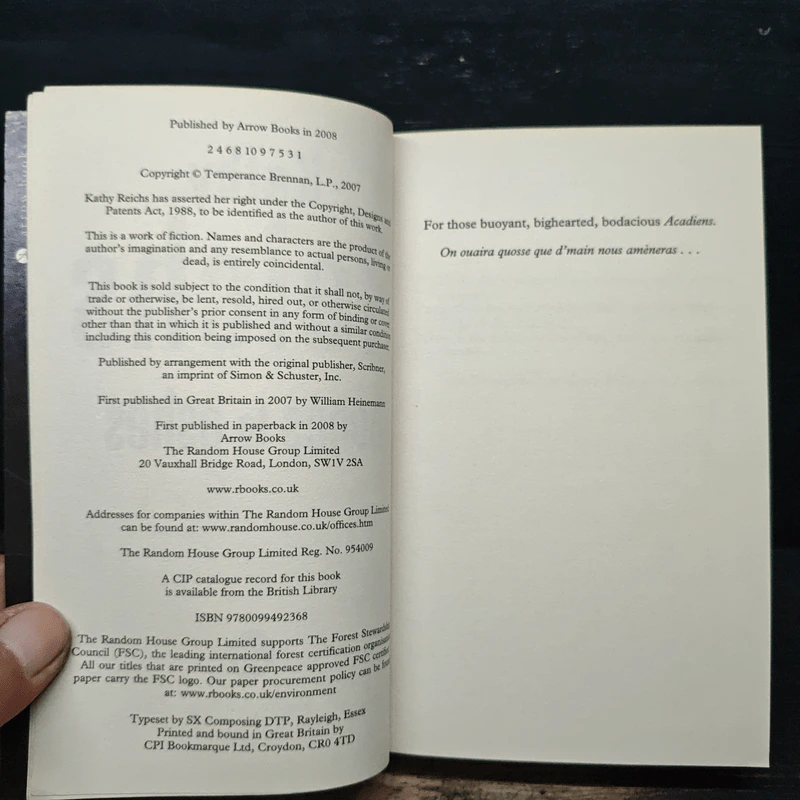 Bones to Ashes - Kathy Reichs รูปที่ 6