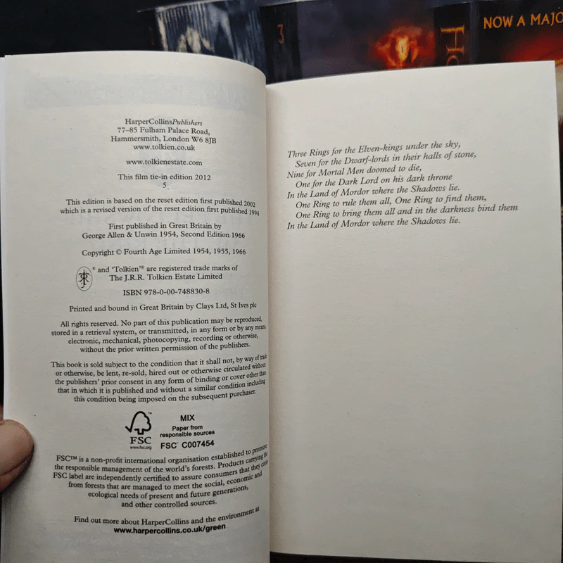 The Lord of the Rings 1-3 + The Hobbit - J.R.R.Tolkien รูปที่ 7