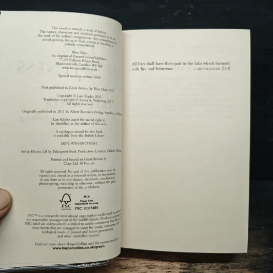 The Fire Witness - Lars Kepler รูปที่ 6