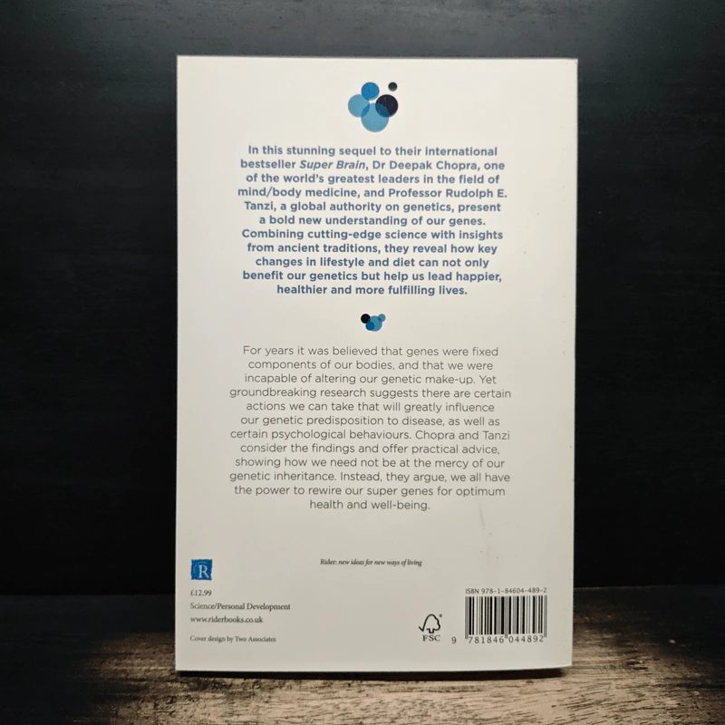 Super Genes: The Hidden Key to Total Well-Being - Deepak Chopra, Rudolph E. Tanzi รูปที่ 2